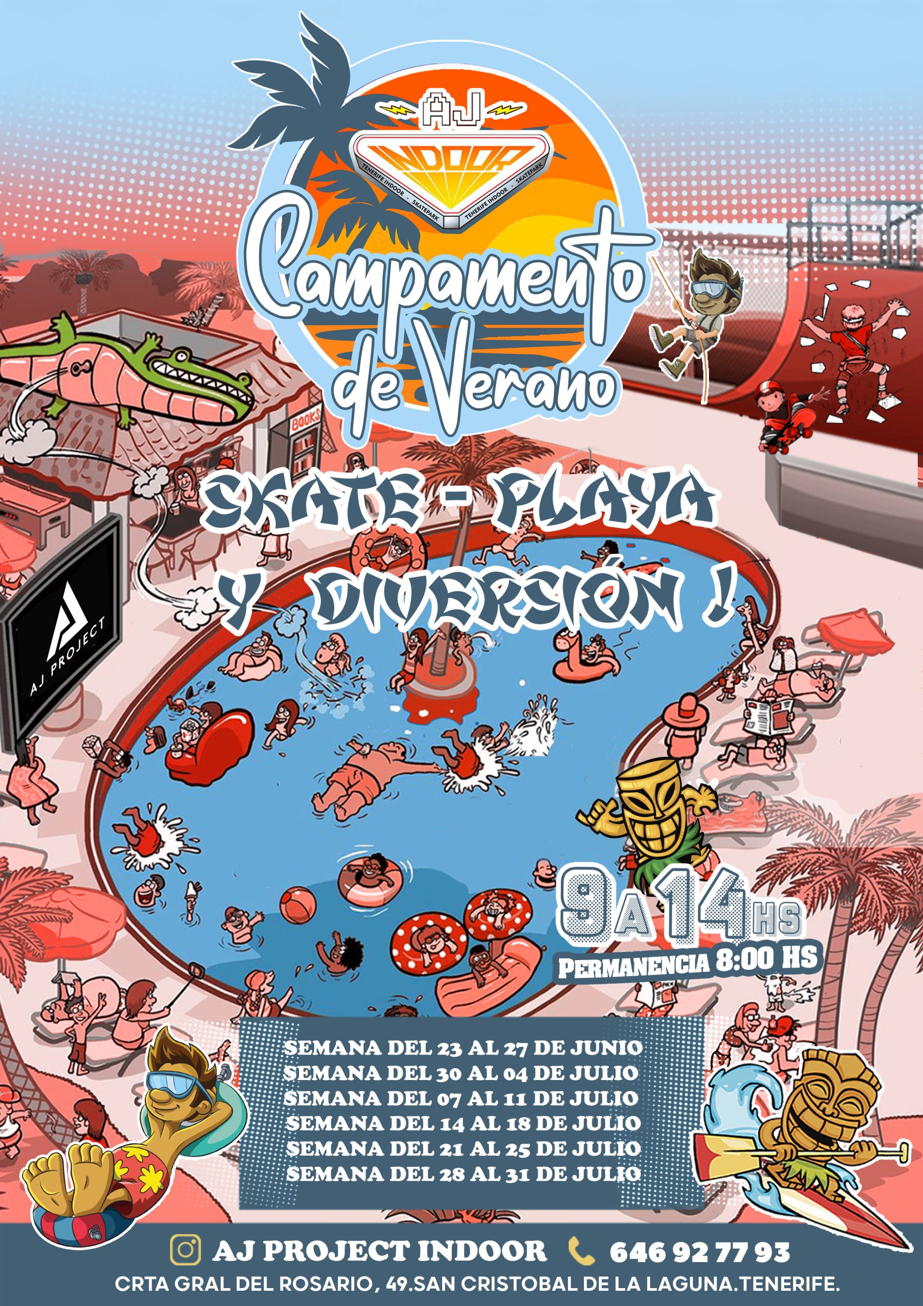 Cartel Campamento Verano