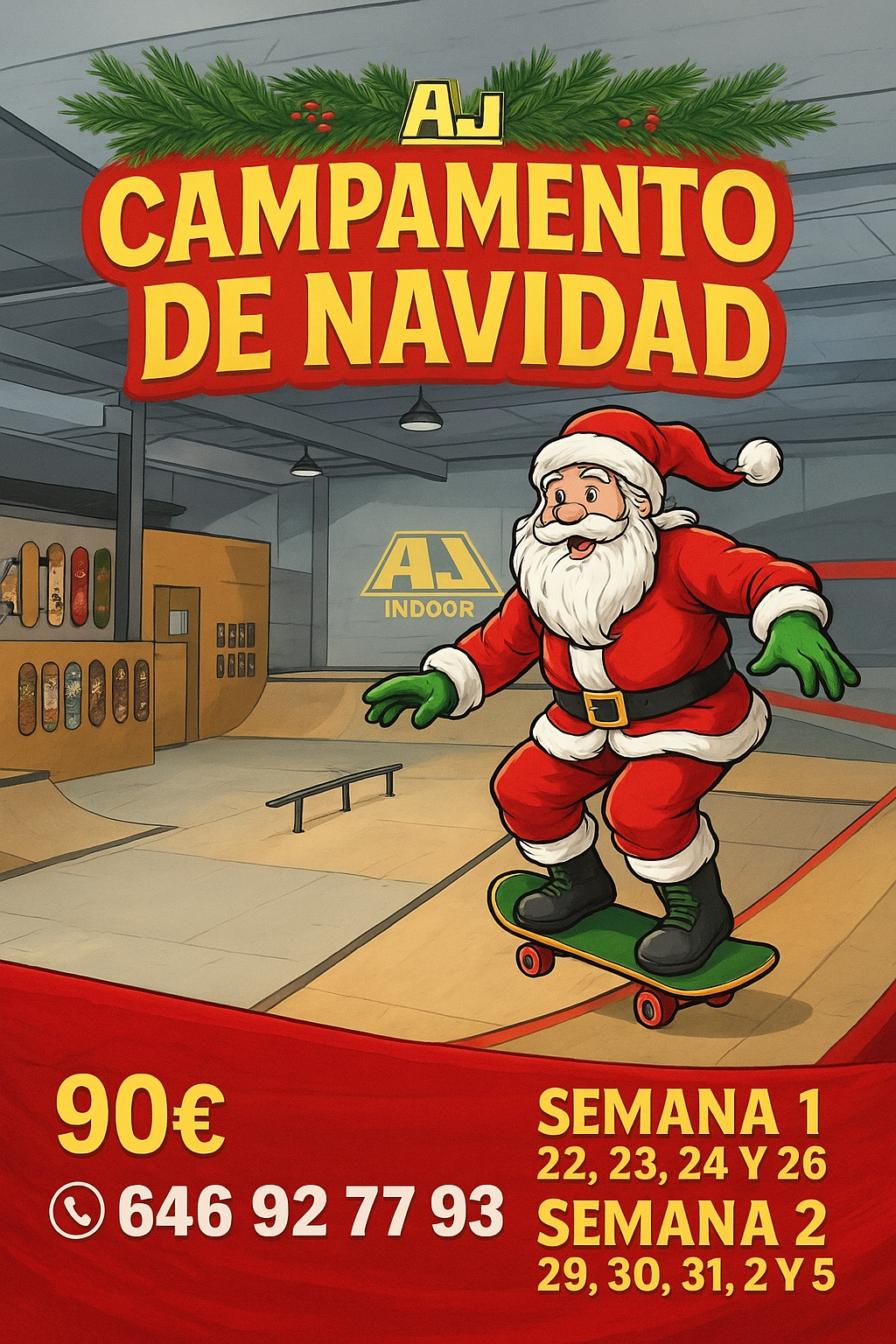 Campamento de Navidad-Cartel